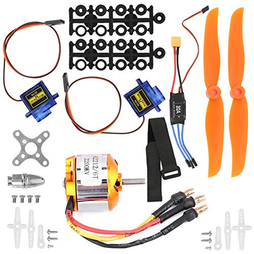 Haofy Rc Fernbedienung Flugzeug 2212 Kv2200 Motor 6035 Propeller Servo 30A Esc Xt60 Set, Bürstenlosen Motor Und Esc, Rc Flugzeug Motor Haofy Rc Fernbedienung Flugzeug 2212 Kv2200 Motor 6035 Propeller Servo 30A Esc Xt60 Set, Bürstenlosen Motor Und Esc, Rc Flugzeug Motor von Haofy