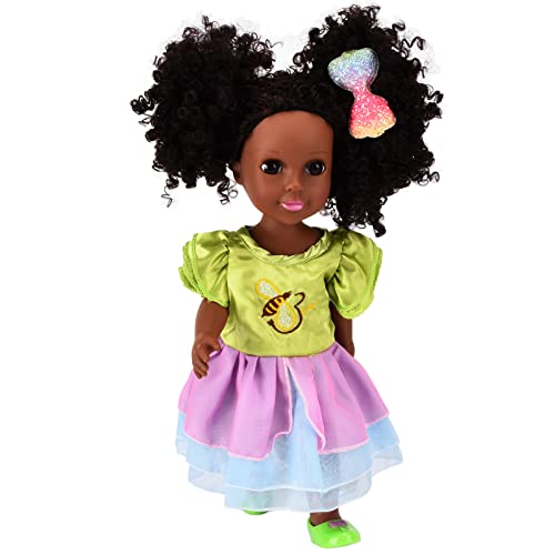 Haofy Schwarzes Mädchen Puppe süß Simulierte Babypuppen Lebensee Waschbar 14in Afrikanische Puppenspielzeug für Haofy Schwarzes Mädchen Puppe süß Simulierte Babypuppen Lebensee Waschbar 14in Afrikanische Puppenspielzeug für von Haofy