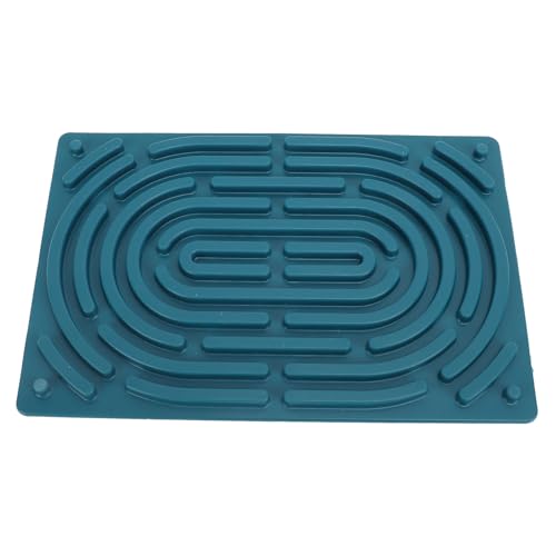 Haofy Sensory Silicona Jugy Double Face Activities Board, Semorspielzeug für, Portale und Licht, Angepasst an ADHS -Autismus (Blue) von Haofy