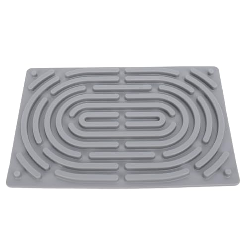 Haofy Sensory Silicona Jugy Double Face Activities Board, Semorspielzeug für, Portale und Licht, Angepasst an ADHS -Autismus (Gray) von Haofy