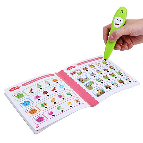 Haofy Smart Learning Pen für , Bildungspunkt Lesestift mit Lernbuch, Reiche Frühe Lerninhalte, Gute Verarbeitung, Stromversorgung von AAA -Batterien, Geeignetes Alter von 3 Jahren. (2607B von Haofy