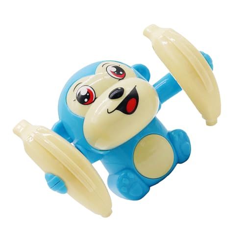 Haofy Somersault Monkeys Toy Roman Rolling Toy für Kinderkinder, Verstärkt die Gehirnentwicklung (Blue) von Haofy