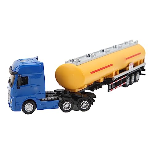 Haofy Tankwagen-Spielzeug, Vielseitiger Öltankwagen, Statisch, 1:50, Abnehmbar, Lustig, Umweltfreundlich, für Geschenke (Yellow) von Haofy