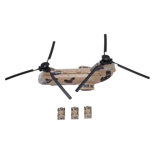 Haofy Transportieren Sie Helikopterspielzeug mit Farbenfrohen Lichtern und Musik für, Multi -Directional -Flugzeugmodell für Interaktive Spielzeit, Geeignet für 3+, ABS -Material (Yellow) von Haofy
