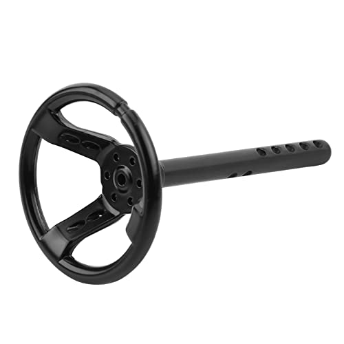 Haofy Universal Black Plastic RC Lenkrad, Hohe Simulationszubehör für Crawler -Autos mit 1/10 Skala, Bequeme Installation, Großartige Ersatzteile von Haofy