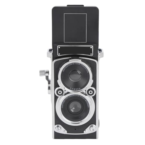 Haofy Vintage Miniature Digitalkamera Retro -Kamera Tragbarer Klassischer Stil für Anfängermaterial Abs Schwarz (128GB) von Haofy
