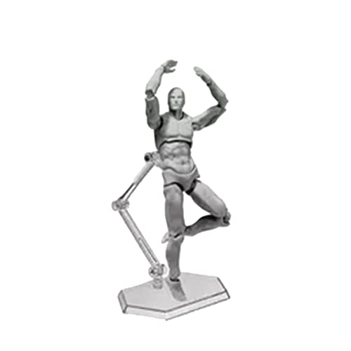 Haofy Zeichnungsaktion Figure Model Movable PVC Weit Verbreitete Mannequin für Malereifotografie -Requisiten (Mann) von Haofy