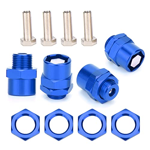 Hex Hub Adapter 12Mm, Pco 1881, RC Auto 12mm Bis 17mm Rad Hex-Conversion Adapter Zubehör Für D4 Hsp 94123 1/10 Auto (Blau) von Haofy