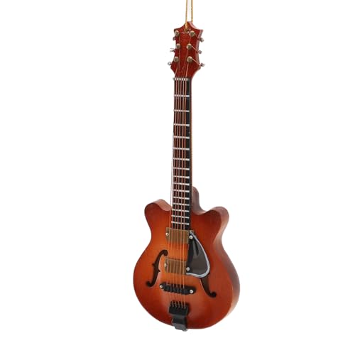 Lifelike Miniature Holzgitarrenschmuck Exquisites Handgefertigtes Dekor mit Echten Streichern Hängbar Dekoratives Model für Home Wall Office Music Rooms Gitarrenbegeisterte Lifelike Miniature Holzgitarrenschmuck Exquisites Handgefertigtes Dekor mit Echten Streichern Hängbar Dekoratives Model für Home Wall Office Music Rooms Gitarrenbegeisterte von Haofy