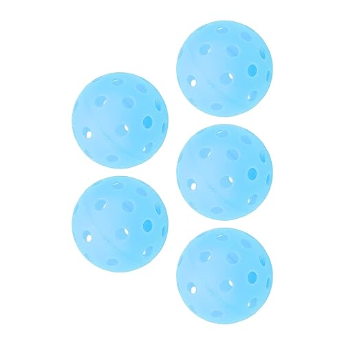 Pickleball-Bälle, PE Pickleball 40 Löcher, Leuchtend für Indoor-Spiele (Blue) von Haofy