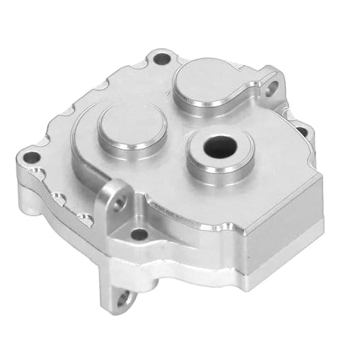 RC Gear Case Steel Gear RC Gear Case Staubschutz Aluminium-Legierung Leise mit Befestigungsschrauben für Updates (SILVER) von Haofy