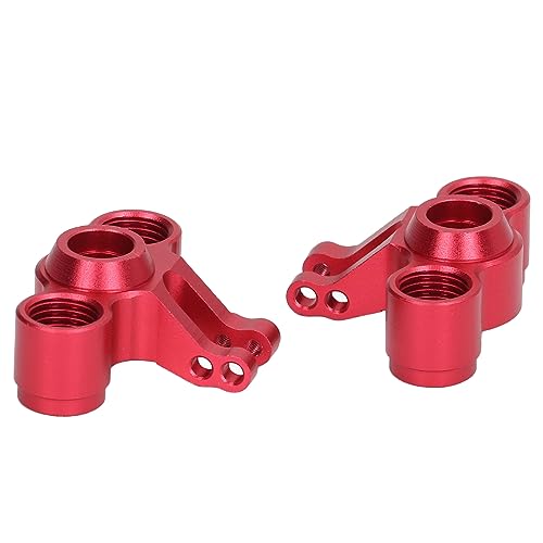Vorderachse Hinterachse Griffe Gelenkarm, einfach zu installieren, Leichtes Auto Hinterachse RC RC, Exquisite Aluminiumlegierung 1/16 für RC Auto Reparatur (Rot) von Haofy