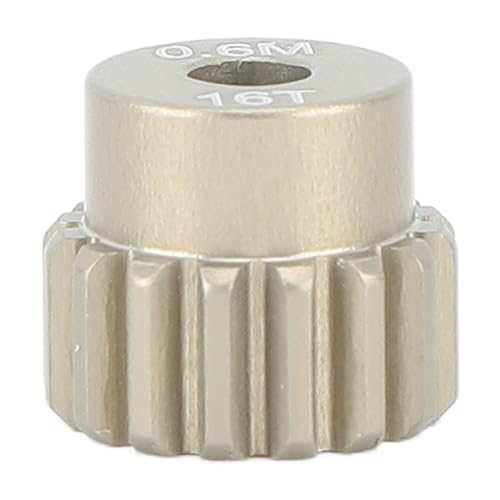 Wellenpinion Zahnrad Hohe Härte Langlebig 3,175 Mm für 1/8 1/10 RC Kletterwagen (16T) von Haofy