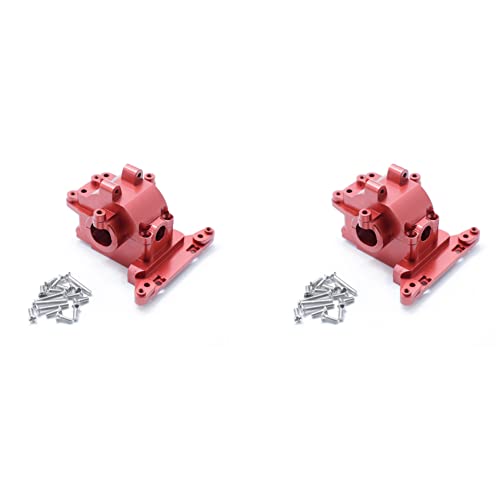 Haopeuk 2X Metall Vorne Hinten Getriebegehäuse Getriebe für 1/18 LaTrax Teton Desert Prerunner RC Auto Upgrade Teile,1 von Haopeuk