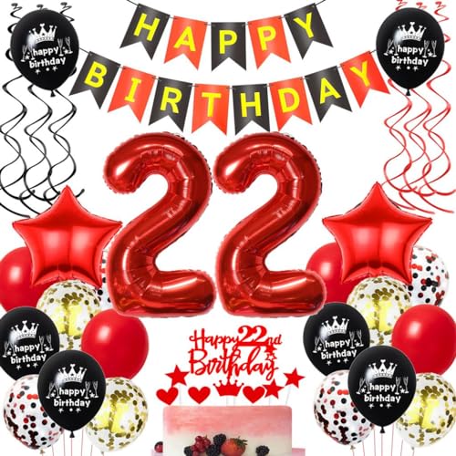 22. Geburtstags Luftballons Rot Schwarz, Geburtstagsdeko 22 Jahre Frau Rot, Luftballons 22. Geburtstag Rot Schwarz Dekoration, Rot Schwarz 22. Geburtstag Luftballons, Ballons 22 Jahre Mann 22. Geburtstags Luftballons Rot Schwarz, Geburtstagsdeko 22 Jahre Frau Rot, Luftballons 22. Geburtstag Rot Schwarz Dekoration, Rot Schwarz 22. Geburtstag Luftballons, Ballons 22 Jahre Mann von Haosell