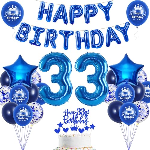 33. Geburtstag Dekoration Blau 33. Geburtstag Deko Mann Blau Tortendeko Geburtstag 33 Jahre Mann Party Deko Blau Luftballon 33 Geburtstag Blau 33 Geburtstag Frau Mann Ballon Marineblau 33. Geburtstag Dekoration Blau 33. Geburtstag Deko Mann Blau Tortendeko Geburtstag 33 Jahre Mann Party Deko Blau Luftballon 33 Geburtstag Blau 33 Geburtstag Frau Mann Ballon Marineblau von Haosell