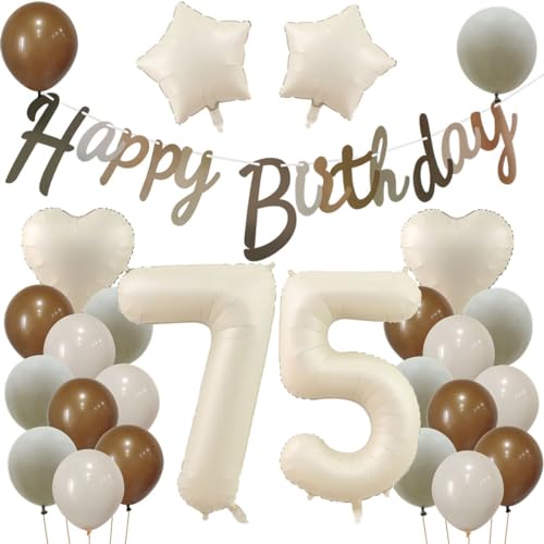 75 Geburtstag Deko Beige, Deko 75. Geburtstag Frau Mann, Beige Luftballons 75. Geburtstag Frauen, Geburtstagsdeko 75 Jahre Beige Ballon, 75. Geburtstag Dekorationen, Luftballon 75. Party Deko 75 Geburtstag Deko Beige, Deko 75. Geburtstag Frau Mann, Beige Luftballons 75. Geburtstag Frauen, Geburtstagsdeko 75 Jahre Beige Ballon, 75. Geburtstag Dekorationen, Luftballon 75. Party Deko von Haosell