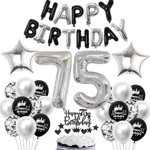75 Geburtstag Deko Schwarzes Silber Deko 75. Geburtstag Mann Schwarz Tortendeko 75 Geburtstag Frau 75 Geburtstag Dekoration 75 Jahre Schwarz Silber Party Ballons 75. Geburtstag Schwarz Silber 75 Geburtstag Deko Schwarzes Silber Deko 75. Geburtstag Mann Schwarz Tortendeko 75 Geburtstag Frau 75 Geburtstag Dekoration 75 Jahre Schwarz Silber Party Ballons 75. Geburtstag Schwarz Silber von Haosell