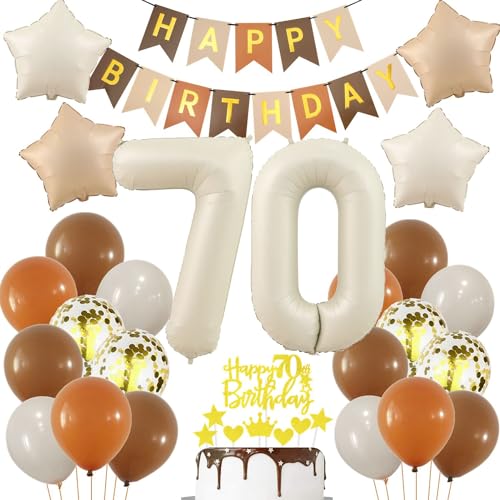 Beige 70 Geburtstag Deko, Creme Weiß ballon 70. Frau, Luftballon 70. Geburtstag Beige Gold, Boho 70 Jahre Geburtstagsdeko, Frau Mann 70 Jahr Geburtstag Party Deko, Beige Gold 70 Luftballon Beige 70 Geburtstag Deko, Creme Weiß ballon 70. Frau, Luftballon 70. Geburtstag Beige Gold, Boho 70 Jahre Geburtstagsdeko, Frau Mann 70 Jahr Geburtstag Party Deko, Beige Gold 70 Luftballon von Haosell
