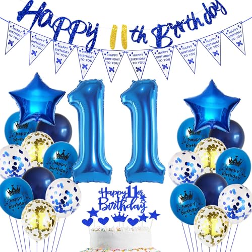 Blau 11. Geburtstag Dekoration Junge, Blau 11 Jahr Jungen Geburtstagsdeko, Luftballon 11. Geburtstag Party Deko, Junge Geburtstagsdeko 11 Jahre, Blau 11 Ballon, Blau Deko 11 Jahr Geburtstagsdeko Blau 11. Geburtstag Dekoration Junge, Blau 11 Jahr Jungen Geburtstagsdeko, Luftballon 11. Geburtstag Party Deko, Junge Geburtstagsdeko 11 Jahre, Blau 11 Ballon, Blau Deko 11 Jahr Geburtstagsdeko von Haosell