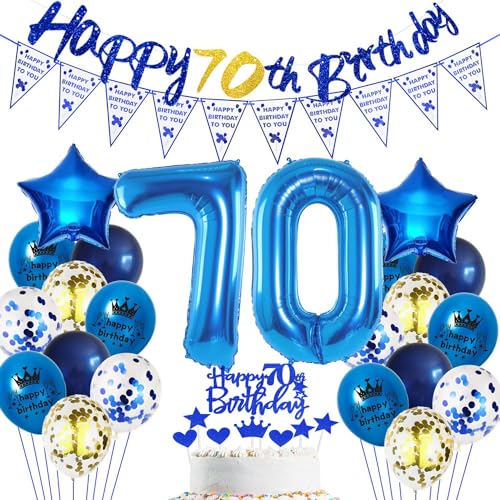 Blau 70. Geburtstag Dekoration Mann, Blau 70 Jahr Männer Geburtstagsdeko, Luftballon 70. Geburtstag Party Deko, Mann Geburtstagsdeko 70 Jahre, Blau 70 Ballon, Blau Deko 70 Jahr Geburtstagsdeko Blau 70. Geburtstag Dekoration Mann, Blau 70 Jahr Männer Geburtstagsdeko, Luftballon 70. Geburtstag Party Deko, Mann Geburtstagsdeko 70 Jahre, Blau 70 Ballon, Blau Deko 70 Jahr Geburtstagsdeko von Haosell