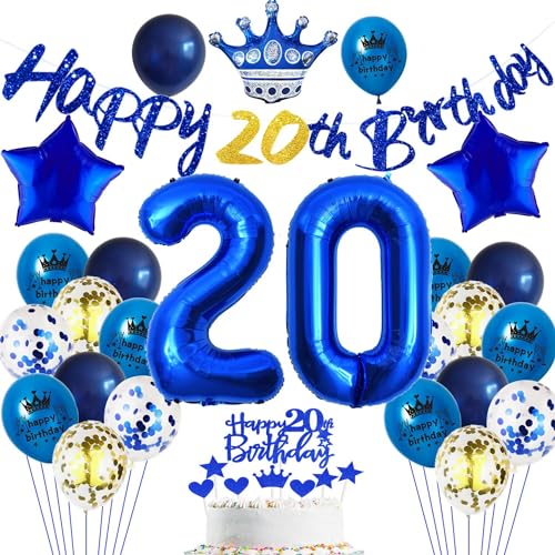 Blau Luftballons 20 Geburtstag Dekoration,20. Geburtstagsdeko Mann,20 Ballon Blau Deko, Luftballon 20. Geburtstag Party Deko Blau,Geburtstagsdeko 20 Jahre Männer Blau,Ballon 20. Geburtstag blau Blau Luftballons 20 Geburtstag Dekoration,20. Geburtstagsdeko Mann,20 Ballon Blau Deko, Luftballon 20. Geburtstag Party Deko Blau,Geburtstagsdeko 20 Jahre Männer Blau,Ballon 20. Geburtstag blau von Haosell