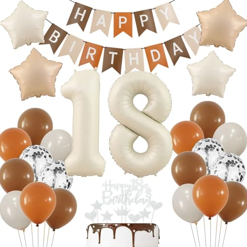 Deko 18. Geburtstag Mädchen, Boho 18. Luftballon Beige, Luftballon 18 Jahre Geburtstag Creme, Beige Ballon 18. Geburtstag, Luftballons Braun 18 Geburtstag Deko, 18 Jahr Geburtstagdeko Beige Junge Deko 18. Geburtstag Mädchen, Boho 18. Luftballon Beige, Luftballon 18 Jahre Geburtstag Creme, Beige Ballon 18. Geburtstag, Luftballons Braun 18 Geburtstag Deko, 18 Jahr Geburtstagdeko Beige Junge von Haosell