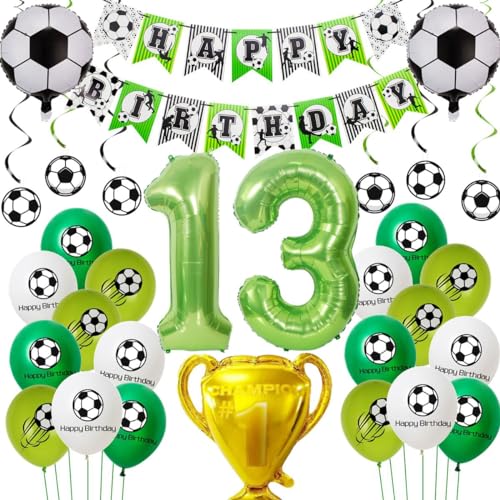 Fußball 13 Geburtstag Luftballon, 13 Ballon Fußball Deko, Geburtstagsdeko 13 Jahr Jungen, Fußball 13. Geburtstagsdeko Ballon, 13 Jahr Fussball Party deko, Fußball 13.Geburtstagsdeko Jungen Fußball 13 Geburtstag Luftballon, 13 Ballon Fußball Deko, Geburtstagsdeko 13 Jahr Jungen, Fußball 13. Geburtstagsdeko Ballon, 13 Jahr Fussball Party deko, Fußball 13.Geburtstagsdeko Jungen von Haosell