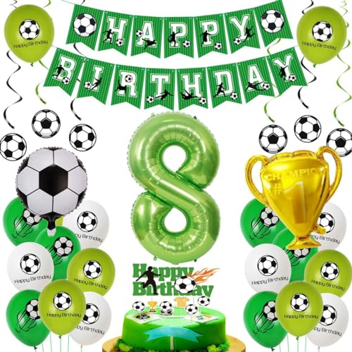 Fußball 8 Geburtstag Deko,Fußball Luftballon 8 Jahre,Fussball Luftballon 8. Geburtstag Grün,Fussball Geburtstagsdeko Jungen 8 Jahr,Ballon 8. Fußball,Luftballon 8 Party Fußball 8 Geburtstag Deko,Fußball Luftballon 8 Jahre,Fussball Luftballon 8. Geburtstag Grün,Fussball Geburtstagsdeko Jungen 8 Jahr,Ballon 8. Fußball,Luftballon 8 Party von Haosell