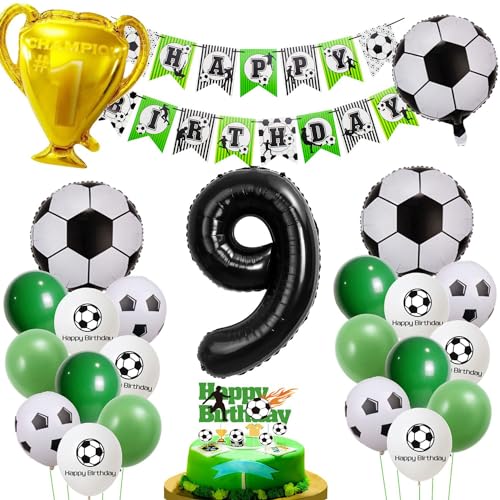 Fußball 9 Jahre Ballon, Geburtstagsdeko Jungen 9 Jahr, Fussball Luftballon 9. Geburtstag, Grün 9. Geburtstagsdeko Fußball, Luftballon 9 Jahre Junge Fußball, 9 Ballon 9. Geburtstag Fußball Fußball 9 Jahre Ballon, Geburtstagsdeko Jungen 9 Jahr, Fussball Luftballon 9. Geburtstag, Grün 9. Geburtstagsdeko Fußball, Luftballon 9 Jahre Junge Fußball, 9 Ballon 9. Geburtstag Fußball von Haosell