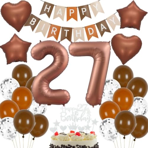 Geburtstagsdeko 27 Jahre Braun, Luftballons 27. Braun Party Ballons, Deko 27 Geburtstag Frau Mann, Ballon 27 Beige Braun, 27. Geburtstag Party Deko, Luftballons 27 Jahre Boho Geburtstag Braun Geburtstagsdeko 27 Jahre Braun, Luftballons 27. Braun Party Ballons, Deko 27 Geburtstag Frau Mann, Ballon 27 Beige Braun, 27. Geburtstag Party Deko, Luftballons 27 Jahre Boho Geburtstag Braun von Haosell