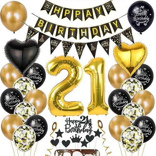 Gold 21. Geburtstag Dekoration Mann Frauen 21 Geburtstag Deko 21 Jahr Geburtstagdeko 21. Ballon Schwarz Gold Deko 21. Geburtstag Luftballons Schwarz Gold Frau 21. Geburtstag Party Deko Gold 21. Geburtstag Dekoration Mann Frauen 21 Geburtstag Deko 21 Jahr Geburtstagdeko 21. Ballon Schwarz Gold Deko 21. Geburtstag Luftballons Schwarz Gold Frau 21. Geburtstag Party Deko von Haosell
