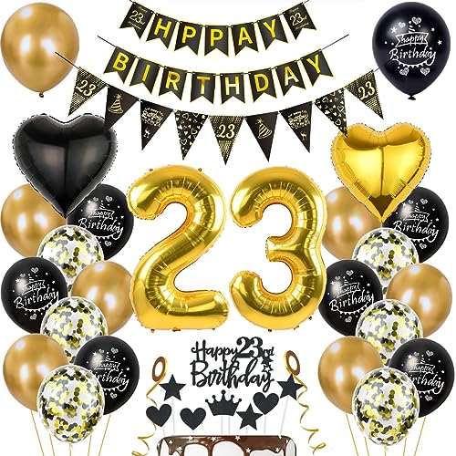 Gold 23. Geburtstag Dekoration Mann Frauen 23 Geburtstag Deko 23 Jahr Geburtstagdeko 23. Ballon Schwarz Gold Deko 23. Geburtstag Luftballons Schwarz Gold Frau 23. Geburtstag Party Deko Gold 23. Geburtstag Dekoration Mann Frauen 23 Geburtstag Deko 23 Jahr Geburtstagdeko 23. Ballon Schwarz Gold Deko 23. Geburtstag Luftballons Schwarz Gold Frau 23. Geburtstag Party Deko von Haosell