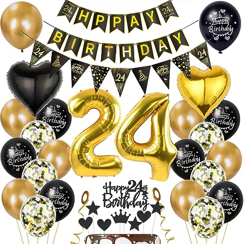 Gold 24. Geburtstag Dekoration Mann Frauen 24 Geburtstag Deko 24 Jahr Geburtstagdeko 24. Ballon Schwarz Gold Deko 24. Geburtstag Luftballons Schwarz Gold Frau 24. Geburtstag Party Deko Gold 24. Geburtstag Dekoration Mann Frauen 24 Geburtstag Deko 24 Jahr Geburtstagdeko 24. Ballon Schwarz Gold Deko 24. Geburtstag Luftballons Schwarz Gold Frau 24. Geburtstag Party Deko von Haosell
