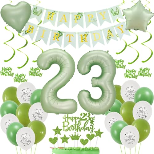Grün Deko 23. Geburtstag Frauen, Luftballon 23 Salbeigrün, 23. Geburtstag Dekoration Frau, Luftballons 23 Geburtstag Frauen, Geburtstagsdeko 23 Jahre Grün, Geburtstag 23 Jahre Männ Frau Ballon Grün Deko 23. Geburtstag Frauen, Luftballon 23 Salbeigrün, 23. Geburtstag Dekoration Frau, Luftballons 23 Geburtstag Frauen, Geburtstagsdeko 23 Jahre Grün, Geburtstag 23 Jahre Männ Frau Ballon von Haosell