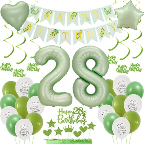 Grün Deko 28. Geburtstag Frauen, Luftballon 28 Salbeigrün, 28. Geburtstag Dekoration Frau, Luftballons 28 Geburtstag Frauen, Geburtstagsdeko 28 Jahre Grün, Geburtstag 28 Jahre Männ Frau Ballon Grün Deko 28. Geburtstag Frauen, Luftballon 28 Salbeigrün, 28. Geburtstag Dekoration Frau, Luftballons 28 Geburtstag Frauen, Geburtstagsdeko 28 Jahre Grün, Geburtstag 28 Jahre Männ Frau Ballon von Haosell