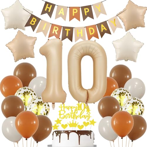 Luftballon 10 Jahre Geburtstagsdeko Nude, Creme 10. Luftballons Deko, 10 Geburtstag Mädchen Junge, Geburtstagsdeko 10. Beige Gold, Ballon 10 Geburtstagdeko, Beige Gold 10 Jahre Party Deko Luftballon 10 Jahre Geburtstagsdeko Nude, Creme 10. Luftballons Deko, 10 Geburtstag Mädchen Junge, Geburtstagsdeko 10. Beige Gold, Ballon 10 Geburtstagdeko, Beige Gold 10 Jahre Party Deko von Haosell
