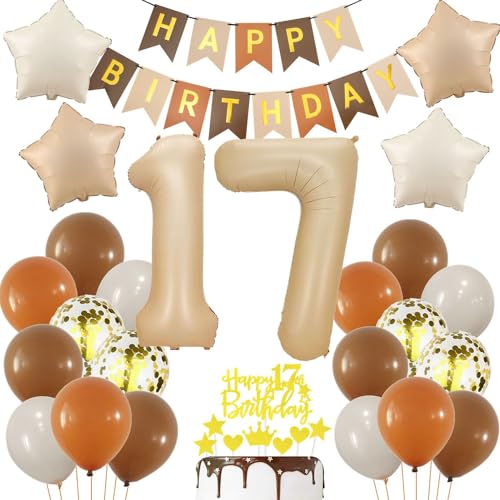 Luftballon 17 Jahre Geburtstagsdeko Nude, Creme 17. Luftballons Deko, 17 Geburtstag Mädchen Junge, Geburtstagsdeko 17. Beige Gold, Ballon 17 Geburtstagdeko, Beige Gold 17 Jahre Party Deko Luftballon 17 Jahre Geburtstagsdeko Nude, Creme 17. Luftballons Deko, 17 Geburtstag Mädchen Junge, Geburtstagsdeko 17. Beige Gold, Ballon 17 Geburtstagdeko, Beige Gold 17 Jahre Party Deko von Haosell