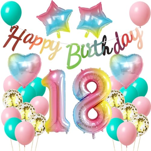 Luftballon 18. Geburtstag Mädchen, Geburtstagsdeko 18 Jahr Rosa, Ballon 18. Geburtstag Mädchen, 18. Geburtstag Dekoration Regenboge, Geburtstagsdeko 18 Jahr Rosa, Mädchen 18 Deko Geburtstag Party Luftballon 18. Geburtstag Mädchen, Geburtstagsdeko 18 Jahr Rosa, Ballon 18. Geburtstag Mädchen, 18. Geburtstag Dekoration Regenboge, Geburtstagsdeko 18 Jahr Rosa, Mädchen 18 Deko Geburtstag Party von Haosell