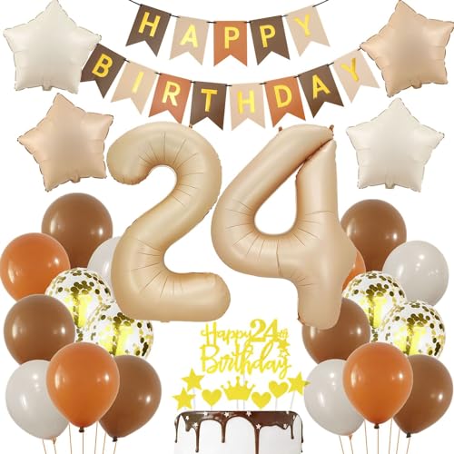 Luftballon 24 Jahre Geburtstagsdeko Nude, Creme 24. Luftballons Deko, 24 Geburtstag Frau Mann, Geburtstagsdeko 24. Beige Gold, Ballon 24 Geburtstagdeko, Beige Gold 24 Jahre Party Deko Luftballon 24 Jahre Geburtstagsdeko Nude, Creme 24. Luftballons Deko, 24 Geburtstag Frau Mann, Geburtstagsdeko 24. Beige Gold, Ballon 24 Geburtstagdeko, Beige Gold 24 Jahre Party Deko von Haosell