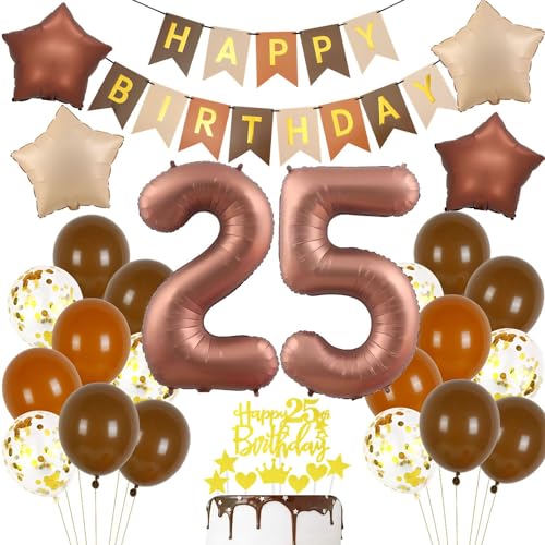 Luftballon 25. Geburtstag Braun, 25 Geburtstag Deko Retro Braune, 25 Jahre Dunkelbraun Partyballon, Deko 25 Geburtstag Boho, 25 Jahre Party Dekoration, 25 Geburtstagsdeko Frau Mann Braun Luftballon 25. Geburtstag Braun, 25 Geburtstag Deko Retro Braune, 25 Jahre Dunkelbraun Partyballon, Deko 25 Geburtstag Boho, 25 Jahre Party Dekoration, 25 Geburtstagsdeko Frau Mann Braun von Haosell