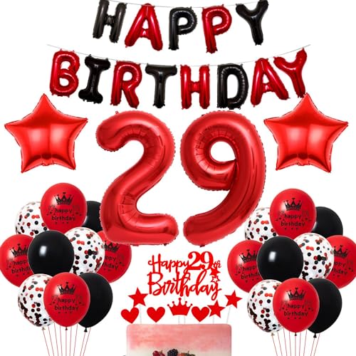 Luftballon 29 Frau Geburtstagsdeko Rot Schwarz 29. Geburtstag Deko Rot 29. Ballons Party Deko Frau 29 Jahre Geburtstagsdeko Rot Schwarz 29. Party Rot Tortendeko 29 Geburtstag Luftballon 29 Frau Geburtstagsdeko Rot Schwarz 29. Geburtstag Deko Rot 29. Ballons Party Deko Frau 29 Jahre Geburtstagsdeko Rot Schwarz 29. Party Rot Tortendeko 29 Geburtstag von Haosell