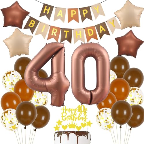Luftballon 40. Geburtstag Braun, 40 Geburtstag Deko Retro Braune, 40 Jahre Dunkelbraun Partyballon, Deko 40 Geburtstag Boho, 40 Jahre Party Dekoration, 40 Geburtstagsdeko Frau Mann Braun Luftballon 40. Geburtstag Braun, 40 Geburtstag Deko Retro Braune, 40 Jahre Dunkelbraun Partyballon, Deko 40 Geburtstag Boho, 40 Jahre Party Dekoration, 40 Geburtstagsdeko Frau Mann Braun von Haosell