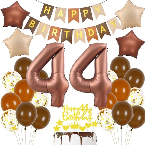 Luftballon 44. Geburtstag Braun, 44 Geburtstag Deko Retro Braune, 44 Jahre Dunkelbraun Partyballon, Deko 44 Geburtstag Boho, 44 Jahre Party Dekoration, 44 Geburtstagsdeko Frau Mann Braun Luftballon 44. Geburtstag Braun, 44 Geburtstag Deko Retro Braune, 44 Jahre Dunkelbraun Partyballon, Deko 44 Geburtstag Boho, 44 Jahre Party Dekoration, 44 Geburtstagsdeko Frau Mann Braun von Haosell