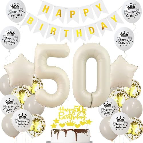Luftballon 50 Jahr Geburtstag Creme, Deko 50 Geburtstag Frau Mann, 50. Geburtstagsdeko Beige Gold, Ballon 50 Geburtstag Deko Beige, Luftballons 50. Dekorationen Beige Gold, 50. Ballon Frau Luftballon 50 Jahr Geburtstag Creme, Deko 50 Geburtstag Frau Mann, 50. Geburtstagsdeko Beige Gold, Ballon 50 Geburtstag Deko Beige, Luftballons 50. Dekorationen Beige Gold, 50. Ballon Frau von Haosell