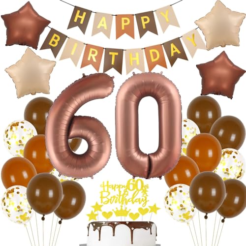 Luftballon 60. Geburtstag Braun, 60 Geburtstag Deko Retro Braune, 60 Jahre Dunkelbraun Partyballon, Deko 60 Geburtstag Boho, 60 Jahre Party Dekoration, 60 Geburtstagsdeko Frau Mann Braun Luftballon 60. Geburtstag Braun, 60 Geburtstag Deko Retro Braune, 60 Jahre Dunkelbraun Partyballon, Deko 60 Geburtstag Boho, 60 Jahre Party Dekoration, 60 Geburtstagsdeko Frau Mann Braun von Haosell