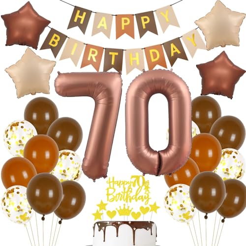 Luftballon 70. Geburtstag Braun, 70 Geburtstag Deko Retro Braune, 70 Jahre Dunkelbraun Partyballon, Deko 70 Geburtstag Boho, 70 Jahre Party Dekoration, 70 Geburtstagsdeko Frau Mann Braun Luftballon 70. Geburtstag Braun, 70 Geburtstag Deko Retro Braune, 70 Jahre Dunkelbraun Partyballon, Deko 70 Geburtstag Boho, 70 Jahre Party Dekoration, 70 Geburtstagsdeko Frau Mann Braun von Haosell