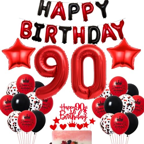 Luftballon 90 Frau Geburtstagsdeko Rot Schwarz 90. Geburtstag Deko Rot 90. Ballons Party Deko Frau 90 Jahre Geburtstagsdeko Rot Schwarz Frau 90. Party Deko Rot Tortendeko 90 Geburtstag Luftballon 90 Frau Geburtstagsdeko Rot Schwarz 90. Geburtstag Deko Rot 90. Ballons Party Deko Frau 90 Jahre Geburtstagsdeko Rot Schwarz Frau 90. Party Deko Rot Tortendeko 90 Geburtstag von Haosell