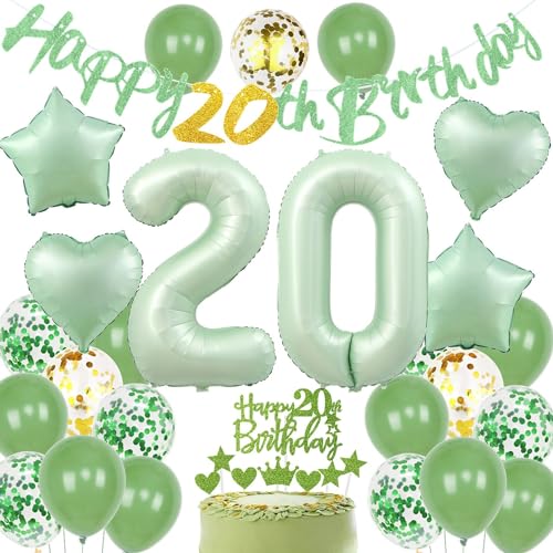 Luftballons 20. Geburtstag Grün, 20 Geburtstag Deko Frau, Geburtstagsdeko 20 Mann Grün, Deko 20 Geburtstag Luftballon Grün, 20. Geburtstag Dekoration Mann Frau Grün, Grün 20. Party Deko Luftballons 20. Geburtstag Grün, 20 Geburtstag Deko Frau, Geburtstagsdeko 20 Mann Grün, Deko 20 Geburtstag Luftballon Grün, 20. Geburtstag Dekoration Mann Frau Grün, Grün 20. Party Deko von Haosell