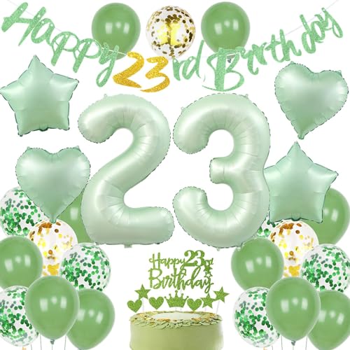 Luftballons 23. Geburtstag Grün, 23 Geburtstag Deko Frau, Geburtstagsdeko 23 Mann Grün, Deko 23 Geburtstag Luftballon Grün, 23. Geburtstag Dekoration Mann Frau Grün, Grün 23. Party Deko Luftballons 23. Geburtstag Grün, 23 Geburtstag Deko Frau, Geburtstagsdeko 23 Mann Grün, Deko 23 Geburtstag Luftballon Grün, 23. Geburtstag Dekoration Mann Frau Grün, Grün 23. Party Deko von Haosell